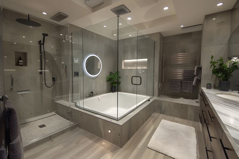 Stylish Bathtub Setup